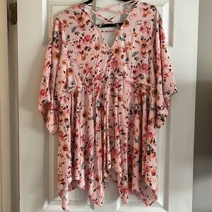 Torrid Pink Ffloral 1X